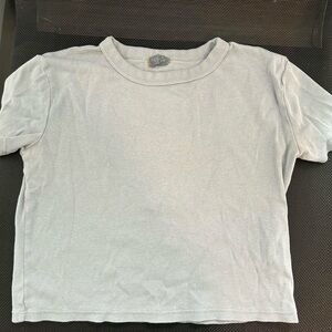 Light blue Brandy Melville (John Galt) baby tee